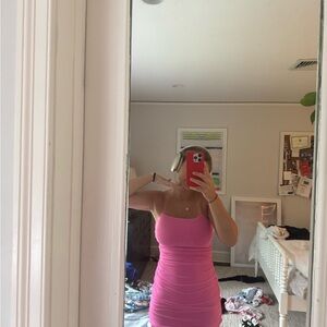 Princess Polly Vibrant Pink Dress